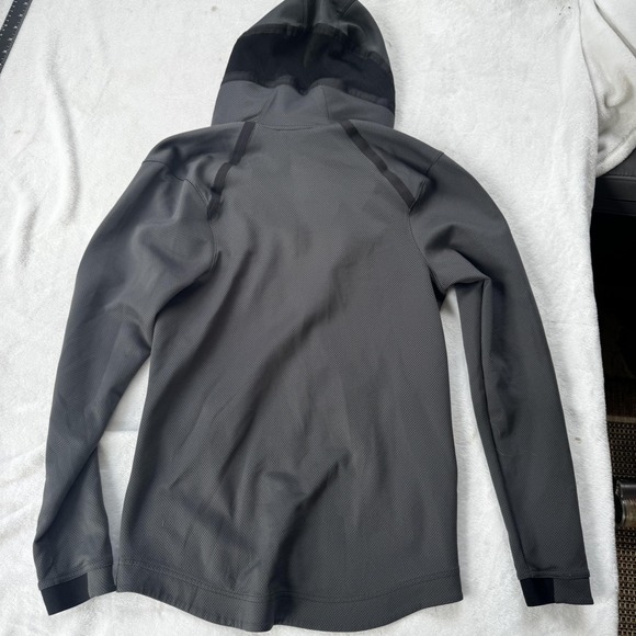 Nike Jacket Mens Small Gray Dri-FIT Hooded Full Zip Athletic Running Training‎ - Picture 8 of 9